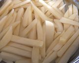 A picture of step 1 of Home made chips/Fries.