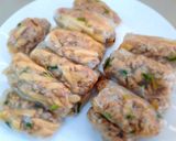 A picture of step 5 of Vietnamese Spring Rolls with Pork and Bamboo Shoots.