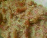 A picture of step 5 of Cabbage and Lasagna Noodle roll ups Labor Day.