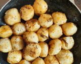 A picture of step 3 of Suji balls.