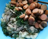 Foto langkah ke 4 dari resep Omelette Sosis Macaroni (#PR_Pasta).