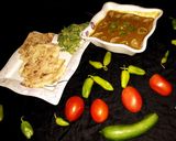 A picture of step 12 of Chicken daal.