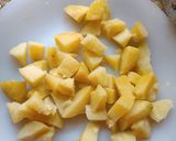 A picture of step 1 of Sabudana Khichadi.
