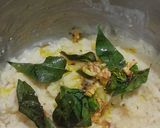 A picture of step 5 of Besan Pithala - Rice.