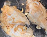 A picture of step 4 of Pan-seared butter soy sauce Lemon sole fish🐟.
