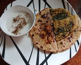 लेफ्ट मेथी आलू पराठा(left over aloo methi paratha recipe in hindi) रेसिपी चरण 3 फोटो
