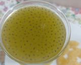 A picture of step 6 of Pineapple crushed chia seeds drink.