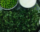 मेथी मटर मलाई (Methi Matar malai recipe in Hindi) रेसिपी चरण 1 फोटो