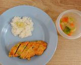 Foto langkah ke 13 dari resep Telur gulung dan sayur tiga serangkai MPASI 1y+.