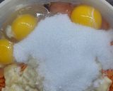 Foto del paso 2 de la receta: ⚽ Budín Albiceleste de Banana, Zanahoria y Nueces🩵 🇦🇷🤍