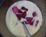 A picture of step 2 of Dragonfruit kheer.