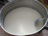 Budín de harina de maíz y coco