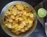 এগ চিকেনরোল সার্ভড ইন্ গ্রেভি(Egg chicken roll served in gravy recipe in Bengali) রেসিপি ধাপ - 2 ছবি