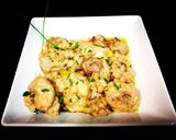 Foto del paso 9 de la receta Trozos de pollo de corral con castañas en salsa al vino blanco