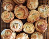 A picture of step 11 of Cruffin (Without pasta machine).