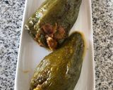 Foto del paso 5 de la receta: Pimientos rellenos de carne, queso feta y calabacín