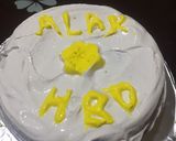 A picture of step 1 of Royal icing🎂.