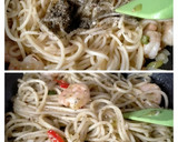Foto langkah ke 4 dari resep Spaghetti Udang Pedas.
