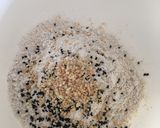 A picture of step 1 of Speedy Nigella Seed Spelt Flatbreads.