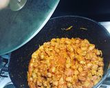 Une image de l'étape 4 de Rougail saucisses.