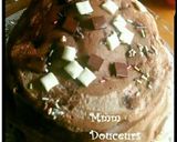 Une image de l'étape 3 de Pancakes de manioc au chocolat, fourrés aux pépites 3 chocolats ♥.