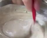 Gambar langkah 7 resipi Kek Marble Blueberry Coklat.