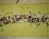 Banana Roll Cake langkah memasak 16 foto