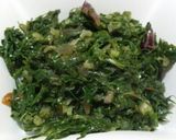 A picture of step 2 of Kale and spinach.