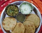 A picture of step 1 of Aloo (Aloo Ki Kachori).