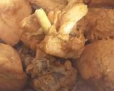 A picture of step 2 of Afghani pulao.