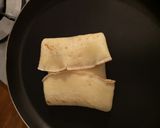 Une image de l'étape 6 de Crêpes au thon olive fromage.