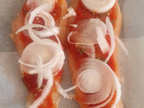 10-minute chicken "pizza" with jamón ibérico and gorgonzola