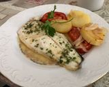 Foto del paso 10 de la receta: Filetes de lubina al horno con cebolla patata tomate natural y aderezo Vidalim