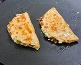A picture of step 9 of Veggie Loaded Mini Quesadillas.