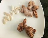A picture of step 1 of Ginger, Turmeric, Garlic chutney.