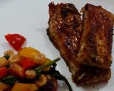 A picture of step 5 of Honey glazed katla fish.