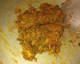 A picture of step 3 of Stuffed karele with Raw mango.
