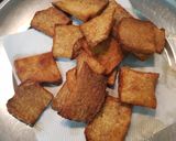A picture of step 3 of Elephant Yam Fry.