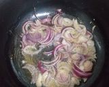 A picture of step 2 of Swahili beef pilau.
