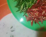 Foto langkah ke 5 dari resep Tunuman Pedo alias Botok Ikan asin.