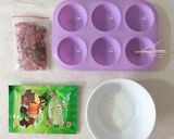 Hình bước làm 1 của món Mochi Giọt nước Hoa anh đào Nhật Bản(Ăn như thạch vậy 😂)