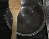 A picture of step 1 of Ugali served with cabbage and beef wet fry.