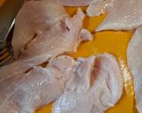A picture of step 1 of Herb, and Almond Flour Crusted Chicken.