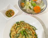 รูปขั้นตอนการทำที่ 4 ของ ต้มจืดกะหล่ำปลี อกไก่สับวุ้นเส้น คลีนๆ จร้า