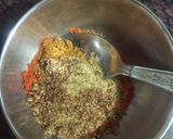 A picture of step 5 of Punjabi thali.
