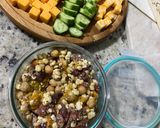 A picture of step 3 of Easy Olive salad.