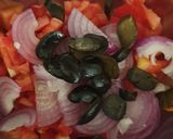 A picture of step 2 of Egg Paratha Salad Roll.