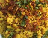 A picture of step 3 of Sukhi Urad Dal.