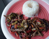 Foto del paso 2 de la receta: Mix Carne, porotos y pimientos