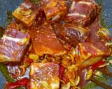 Hình bước làm 1 của món Bò kho cốt dừa